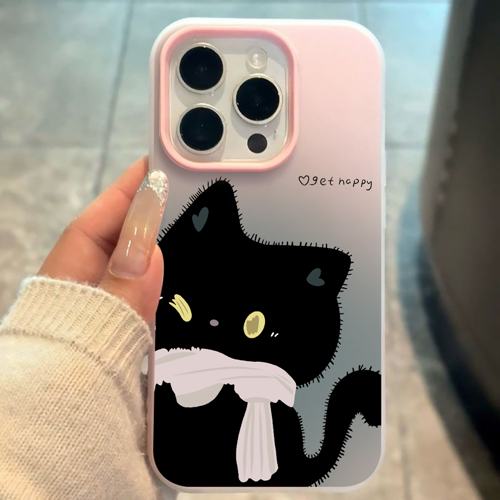 Phone Cases Xiaomi 14T - INS 커플 블랙 화이트 고양이 캔디