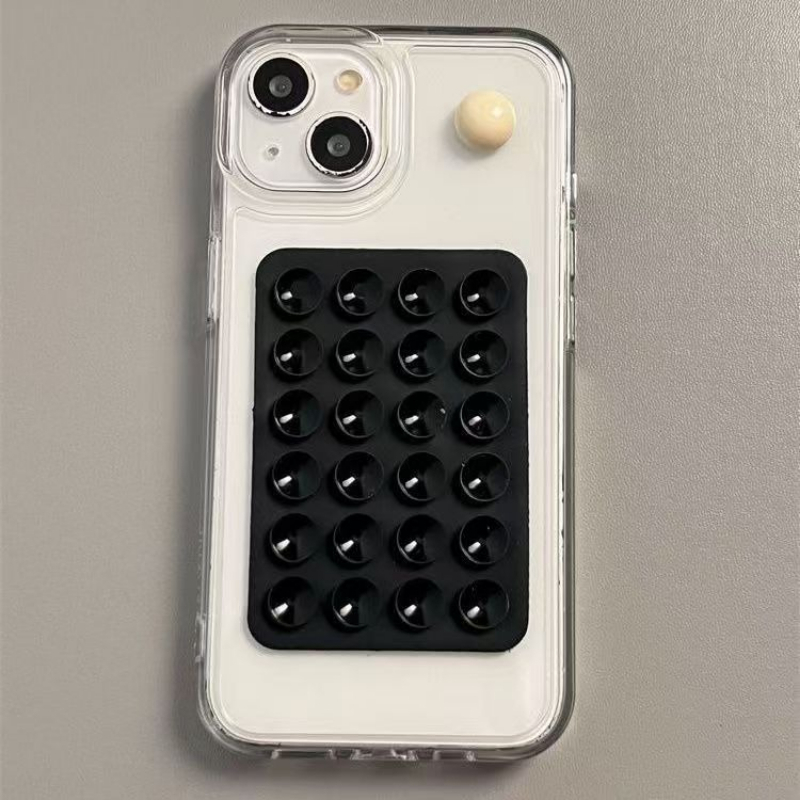 Phone Cases Iphone - 실리콘 흡착식 휴대폰 케이스 마운트 논슬립