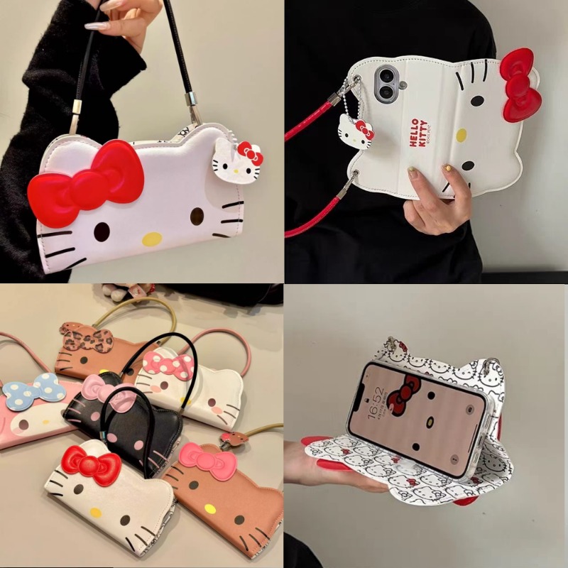 Phone Cases Design Ideas - 귀여운 산리오 만화 플립 폰 케이스