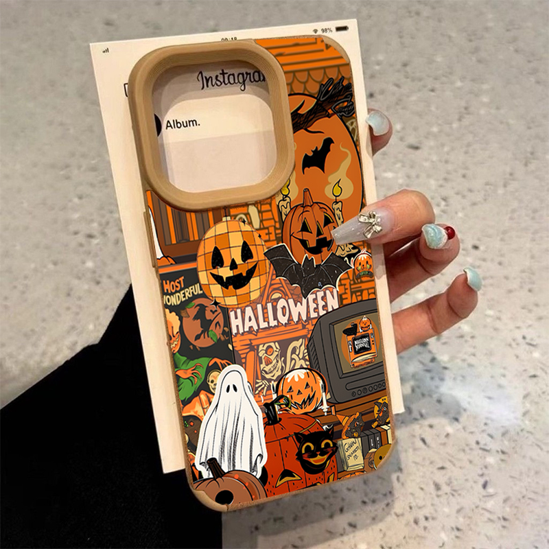 Phone Cases Iphone 13 - 할로윈 호박 유령 디자인 아이폰 18