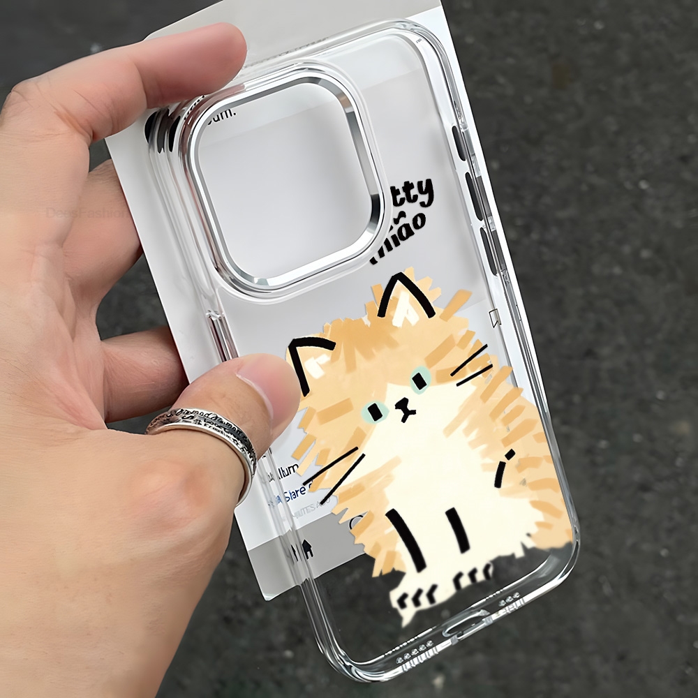 Phone Cases Orange - 사랑스러운 동물 오렌지 고양이 아이폰 케이스