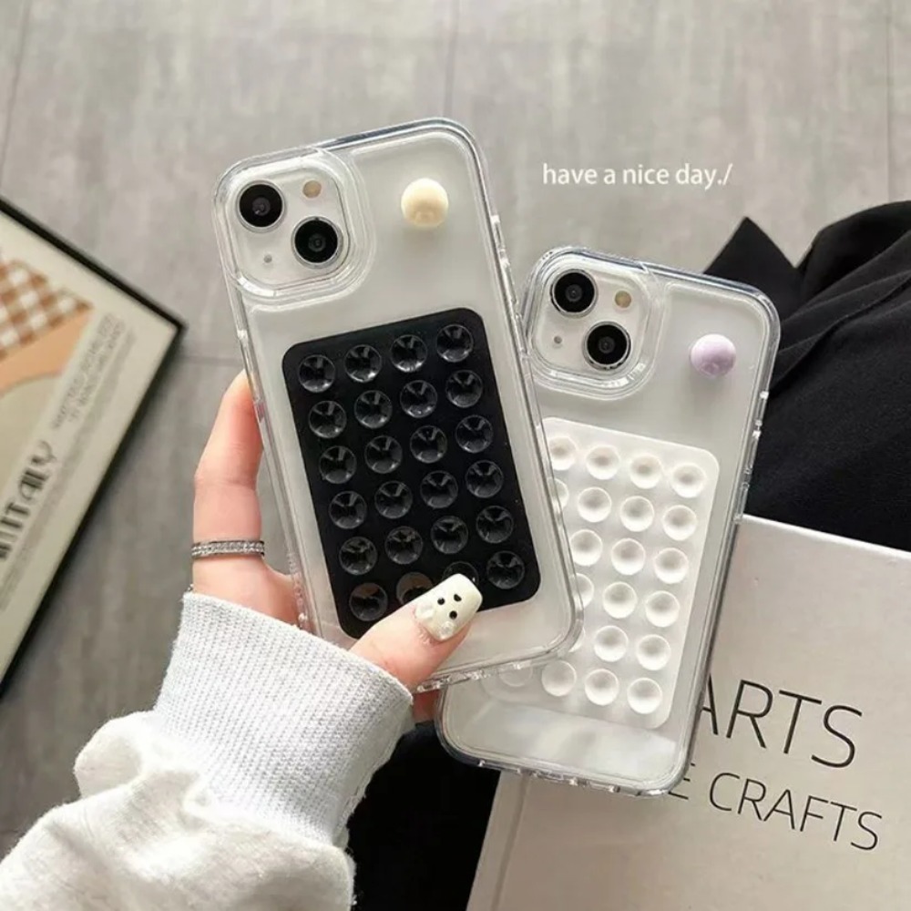 Phone Cases Iphone - 실리콘 흡착식 휴대폰 거치대 매트 다기능