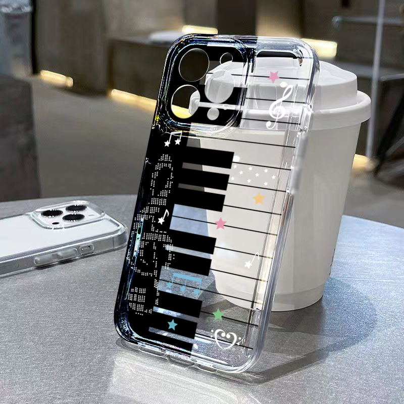 Phone Cases Xiaomi 14T - 레터 음표 페인팅 폰 케이스 샤오미