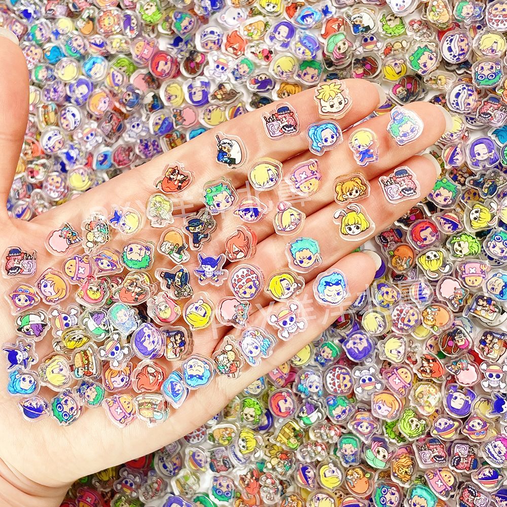 Phone Cases With Charms - 100개 미니 원피스 아크릴 DIY 참,