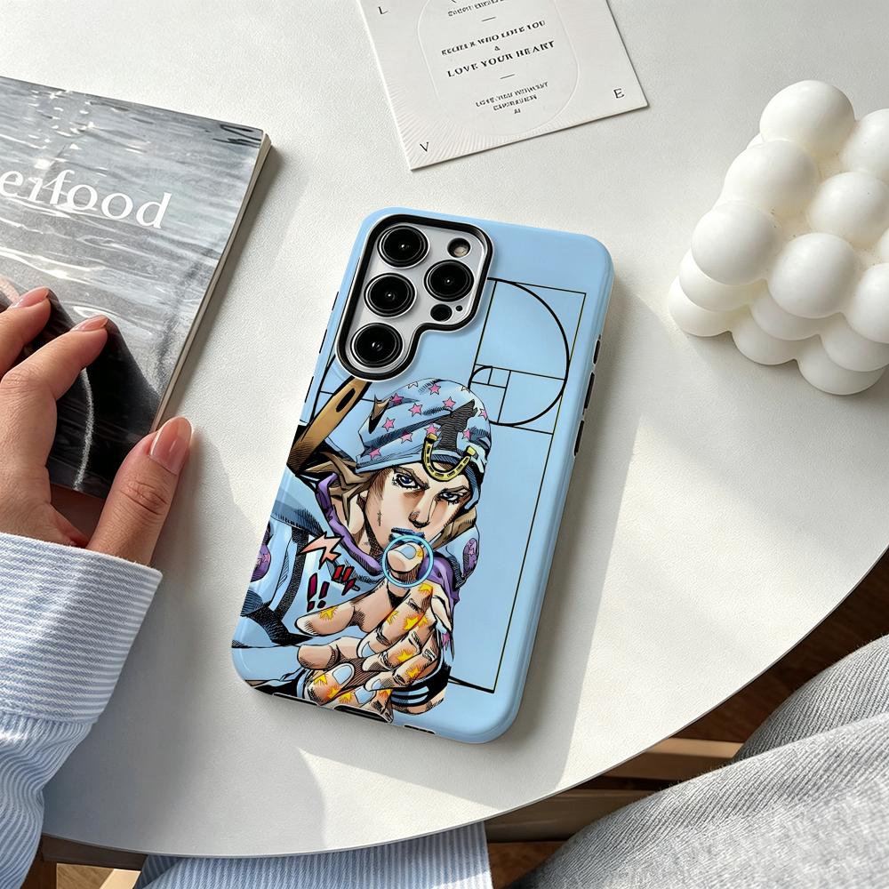 Phone Cases Samsung S25 Ultra - 핫 쿨 애니메이션 J-JOJO 스틸볼런 폰