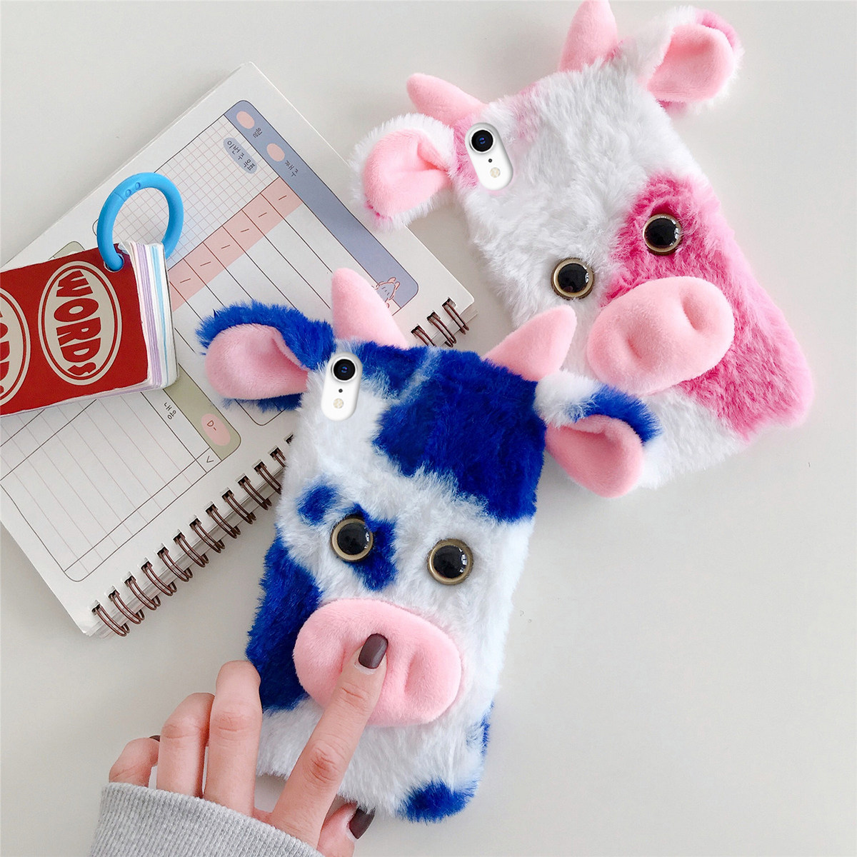 Phone Cases Iphone - 1개입 소가죽 모바일 폰 케이스, 부드러운