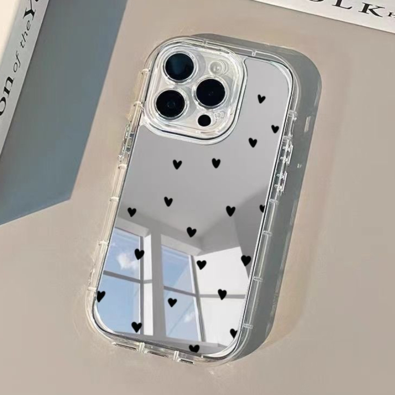 Phone Cases Expensive - 풀스크린 하트 패턴 폰 케이스 아이폰