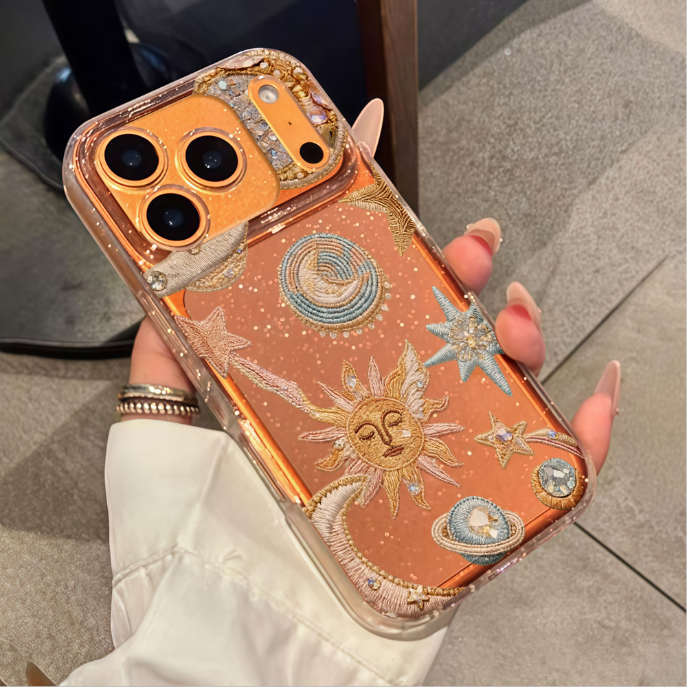창의적인 별과 달 모양의 반짝이 글리터 폰 케이스 (아 - Phone Cases Expensive 리뷰 및 가격