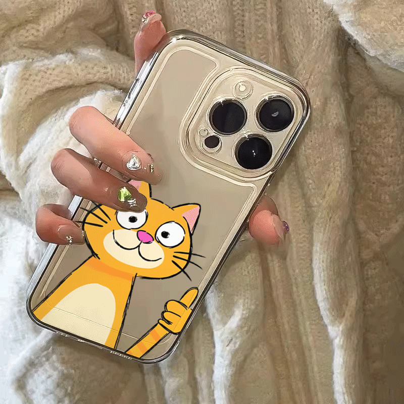 귀여운 만화 오렌지 고양이 패턴 샤오미 레드미 노트 1 - Phone Cases Orange 리뷰 및 가격