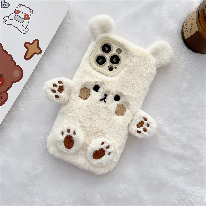 한국 3D 만화 곰돌이 푹신한 봉제 커플 폰 케이스 아 - Phone Cases Iphone 리뷰 및 가격