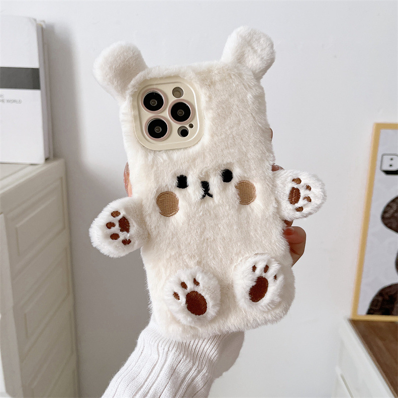 한국 3D 만화 곰돌이 푹신한 봉제 커플 폰 케이스 아 - Phone Cases Iphone 리뷰 및 가격