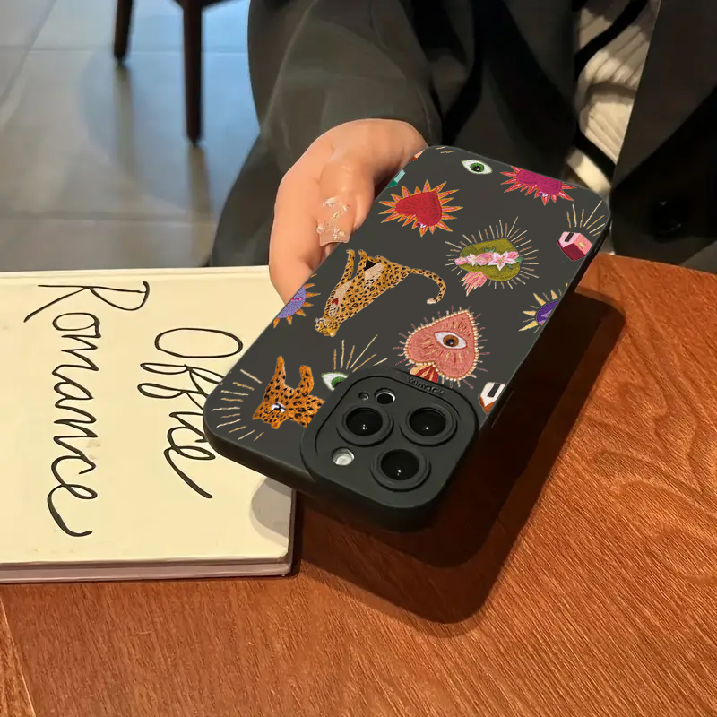 플로럴 레오파드 아이즈 폰 케이스 아이폰 17 13 1 - Phone Cases Arc 리뷰 및 가격