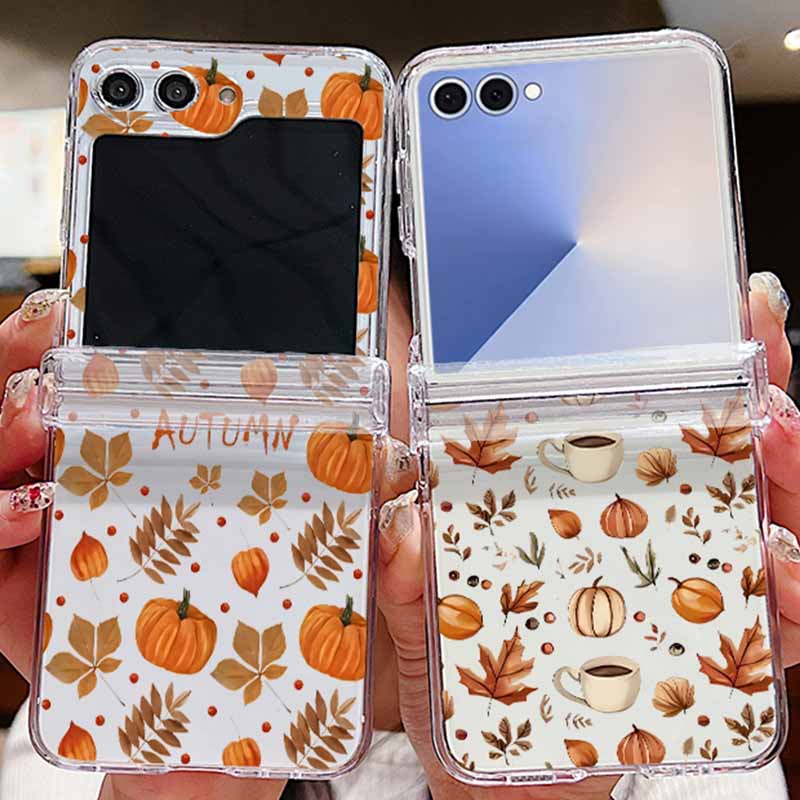 가을 단풍잎 패턴 폰 케이스 삼성 갤럭시 Z 플립 7  - Phone Cases Z Fold 6 리뷰 및 가격