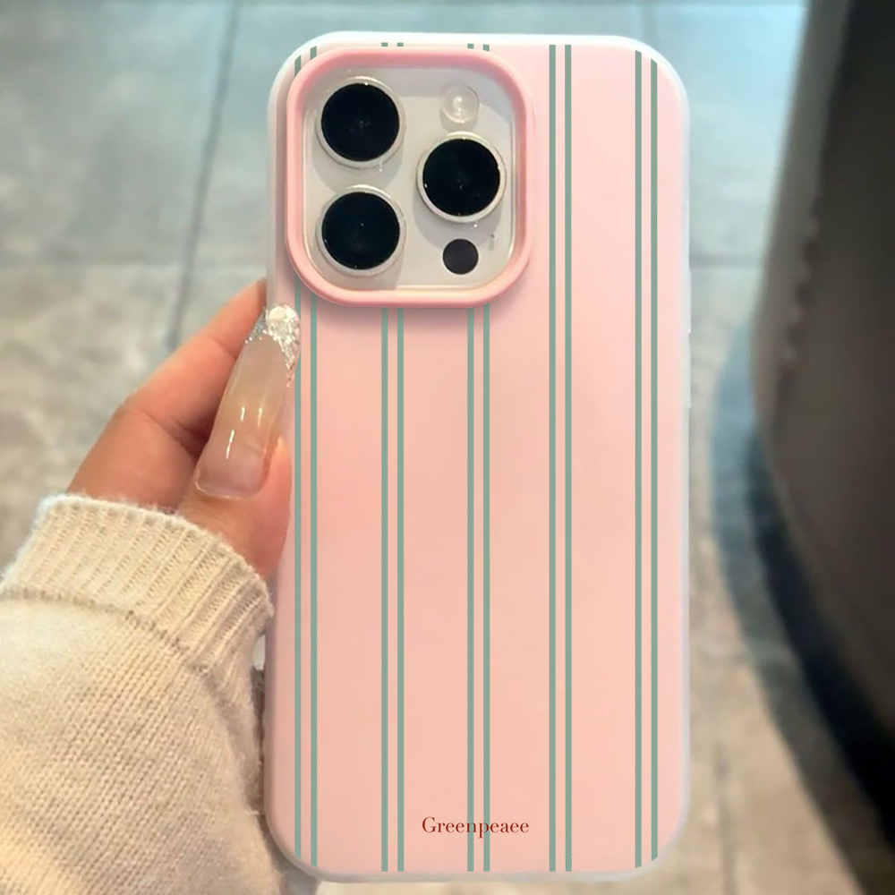 럭셔리 프레시 스트라이프 패턴 실리콘 폰 케이스 (샤오 - Phone Cases Xiaomi 14T 리뷰 및 가격