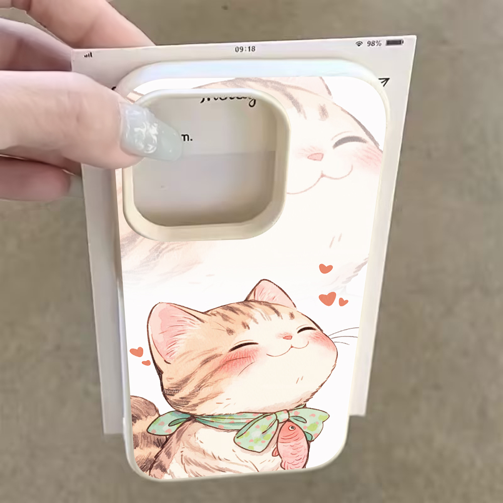 오렌지 고양이 물고기 하트 폰 케이스 아이폰 17 16 - Phone Cases Orange 리뷰 및 가격