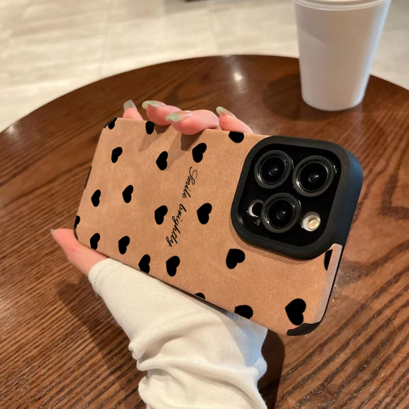 새로운 럭셔리 블랙 하트 모양 아이폰 케이스 (아이폰  - Phone Cases Expensive 리뷰 및 가격