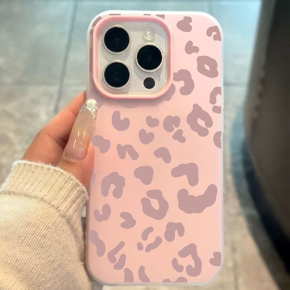 레오파드 프린트 캔디 컬러 실리콘 폰 케이스 (샤오미  - Phone Cases Xiaomi 14T 리뷰 및 가격