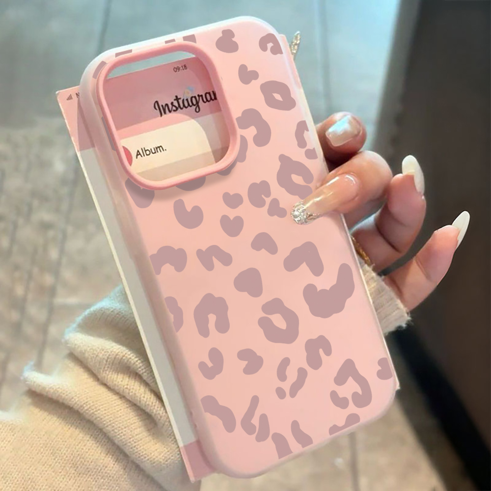 레오파드 프린트 캔디 컬러 실리콘 폰 케이스 (샤오미  - Phone Cases Xiaomi 14T 리뷰 및 가격