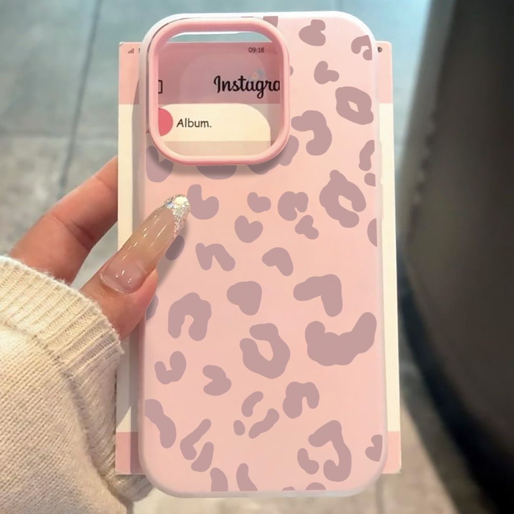 레오파드 프린트 캔디 컬러 실리콘 폰 케이스 (샤오미  - Phone Cases Xiaomi 14T 리뷰 및 가격