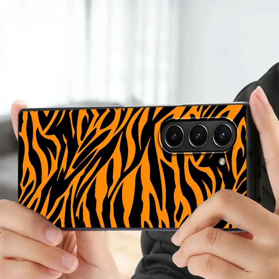 얼룩말 줄무늬 해바라기 백 폰 커버 케이스 삼성 갤럭시 - Phone Cases Z Fold 6 리뷰 및 가격