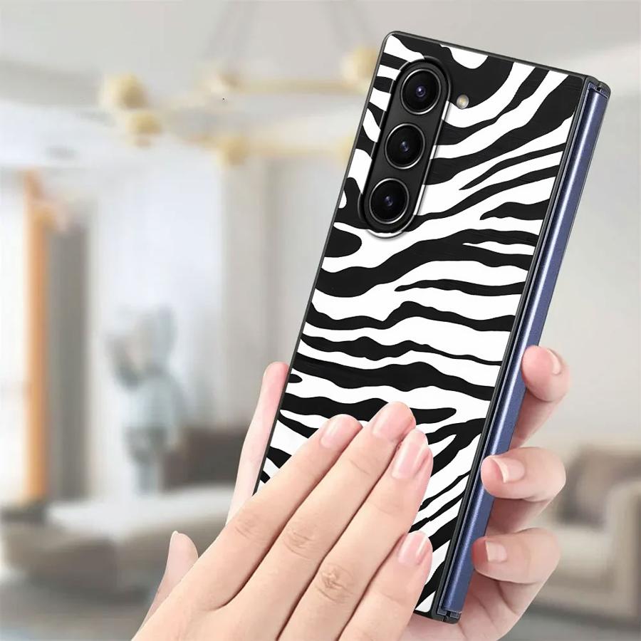 얼룩말 줄무늬 해바라기 백 폰 커버 케이스 삼성 갤럭시 - Phone Cases Z Fold 6 리뷰 및 가격