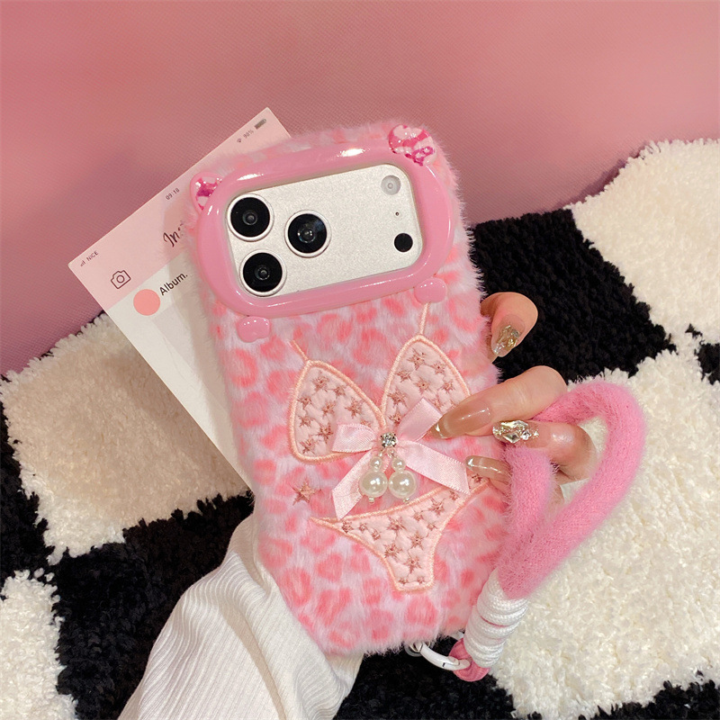 럭셔리 레오파드 프린트 비키니 패턴 플러시 폰 케이스  - Phone Cases Iphone 리뷰 및 가격