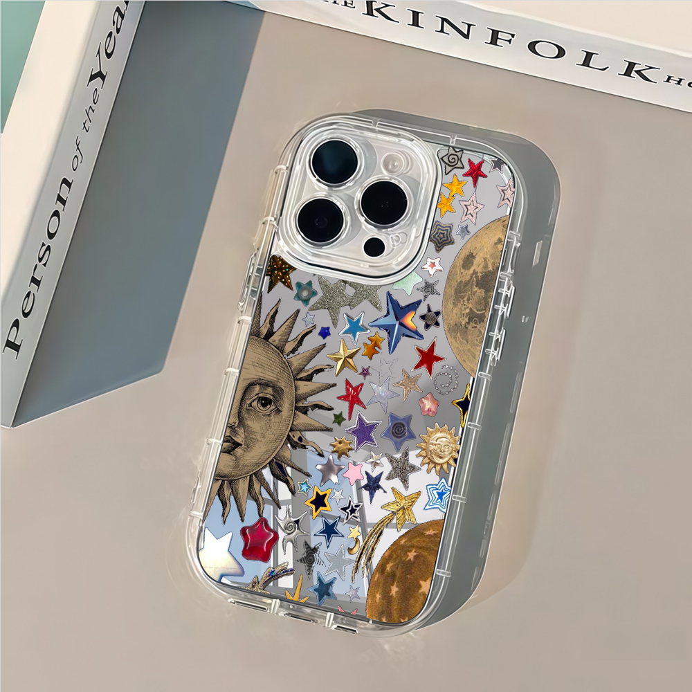 셀레스티얼 골드 글리터 미러 폰 케이스 (아이폰 17  - Phone Cases Expensive 리뷰 및 가격