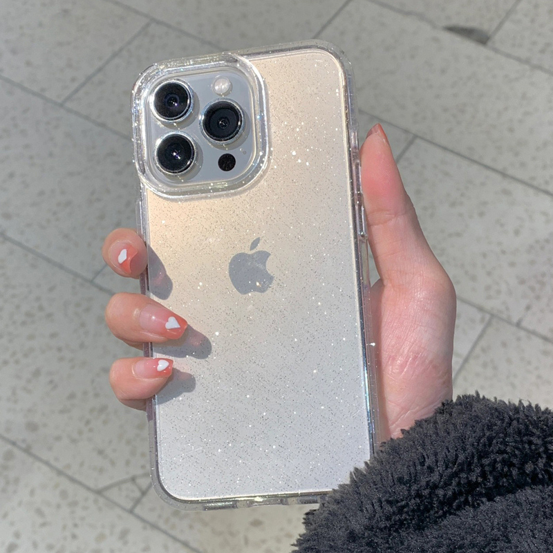 투명 심플 글리터 폰 케이스 (아이폰 16 15 14  - Phone Cases Expensive 리뷰 및 가격