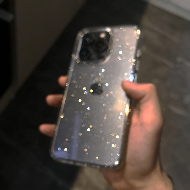 투명 심플 글리터 폰 케이스 (아이폰 16 15 14  - Phone Cases Expensive 리뷰 및 가격