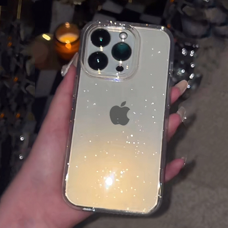 투명 심플 글리터 폰 케이스 (아이폰 16 15 14  - Phone Cases Expensive 리뷰 및 가격