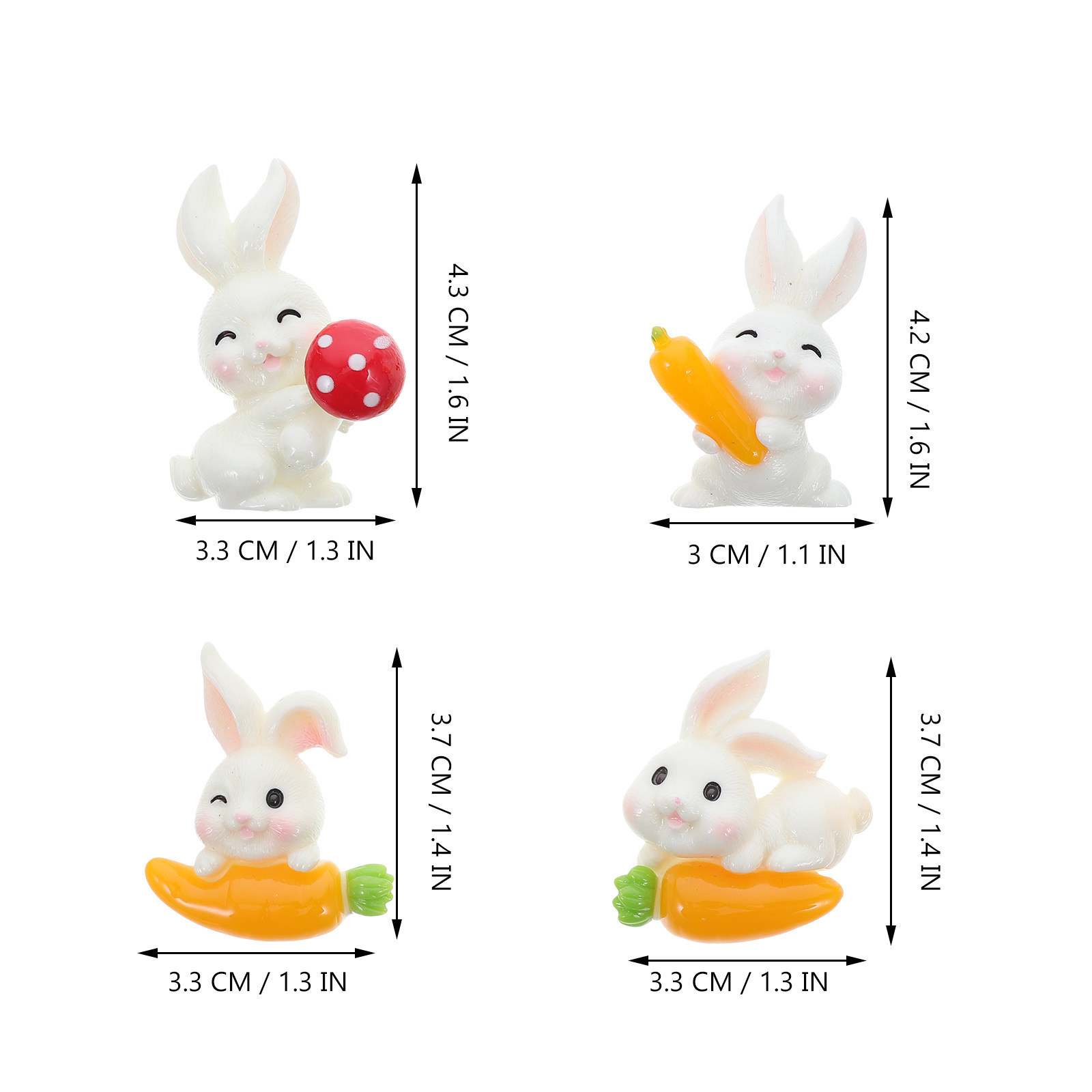 12Pcs 수지 토끼 당근 참 DIY 전화 케이스 장식 - Phone Cases With Charms 리뷰 및 가격