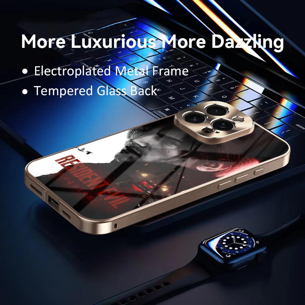 게임 R-레지던트 이블 9 폰 케이스 전기도금 메탈 범 - Phone Cases Iphone 13 리뷰 및 가격