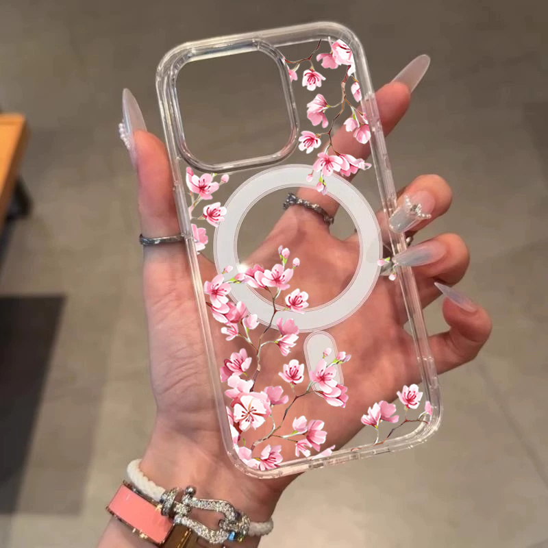럭셔리 핑크 INS 플라워 케이스 아이폰 14 프로 맥 - Phone Cases Expensive 리뷰 및 가격