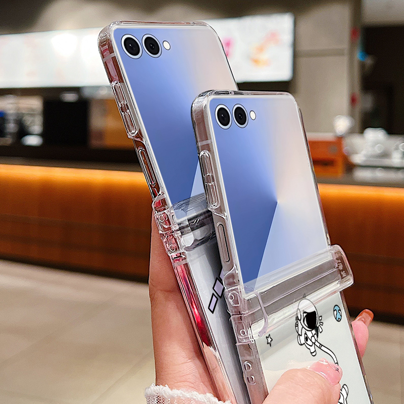 우주비행사 패턴 접이식 폰 케이스 삼성 갤럭시 Z 플립 - Phone Cases Z Fold 6 리뷰 및 가격