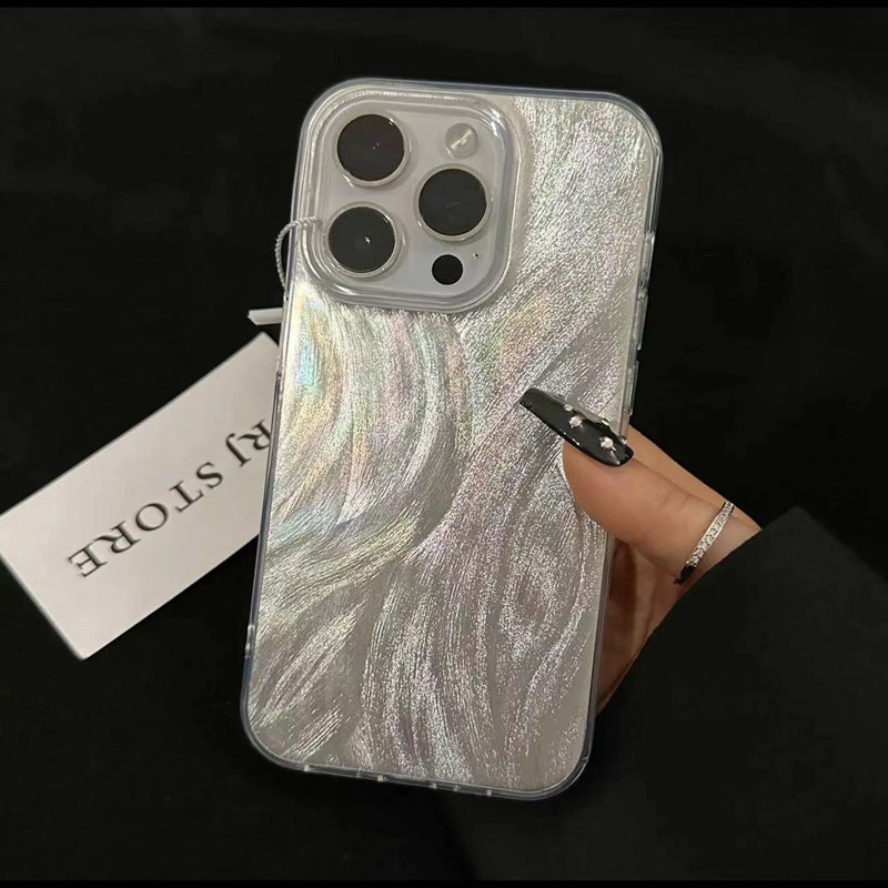 럭셔리 오로라 실버 레이저 깃털 원사 전화 케이스 iP - Phone Cases Arc 리뷰 및 가격