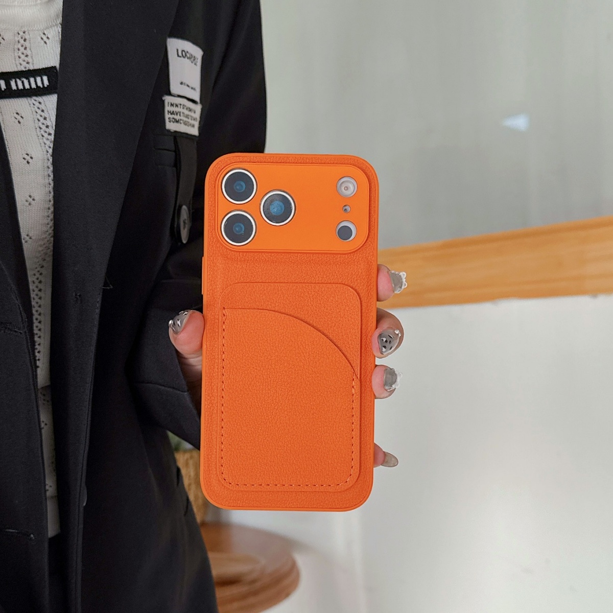 가죽 오렌지 색상 카드 홀더 케이스 아이폰 17 에어  - Phone Cases Orange 리뷰 및 가격