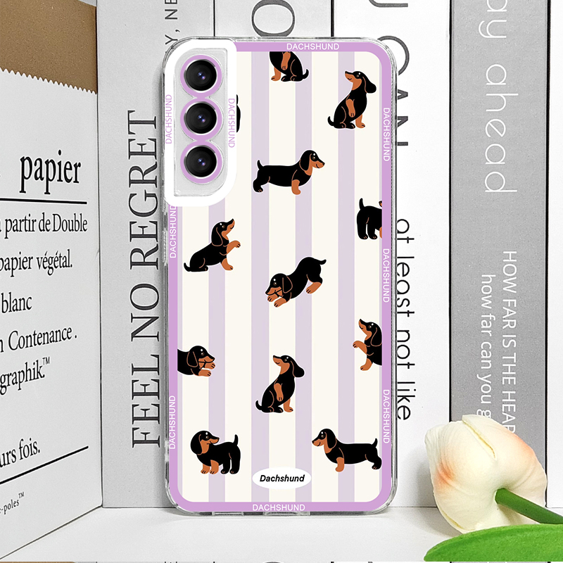 귀여운 닥스훈트 강아지 무늬 프린트 소프트 케이스, 삼 - Phone Cases Samsung S25 Ultra 리뷰 및 가격