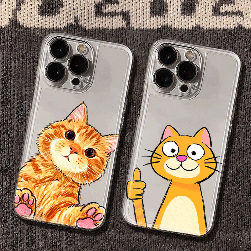 만화 오렌지 고양이 휴대폰 케이스 샤오미 12 13 1 - Phone Cases Orange 리뷰 및 가격