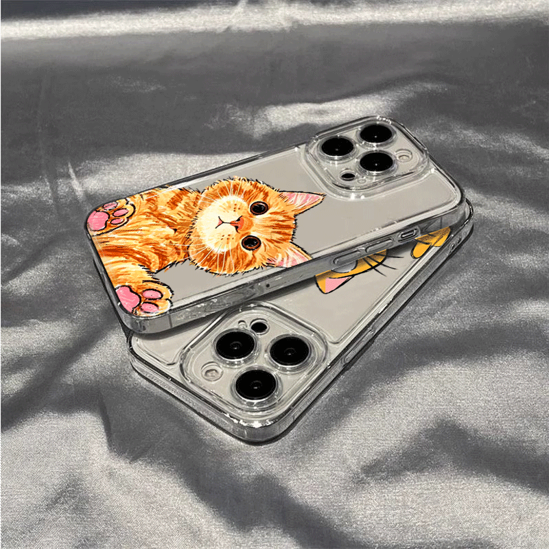 만화 오렌지 고양이 휴대폰 케이스 샤오미 12 13 1 - Phone Cases Orange 리뷰 및 가격