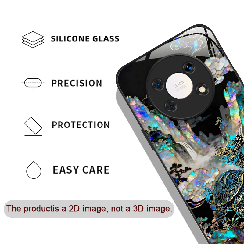 세련된 드래곤 레오파드 마블 질감 강화유리 폰 케이스  - Phone Cases Xiaomi 14T 리뷰 및 가격