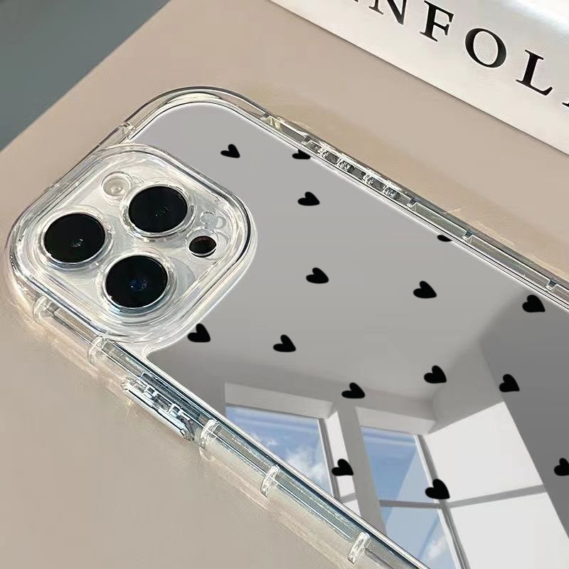 풀스크린 하트 패턴 폰 케이스 아이폰 17 16 15  - Phone Cases Expensive 리뷰 및 가격
