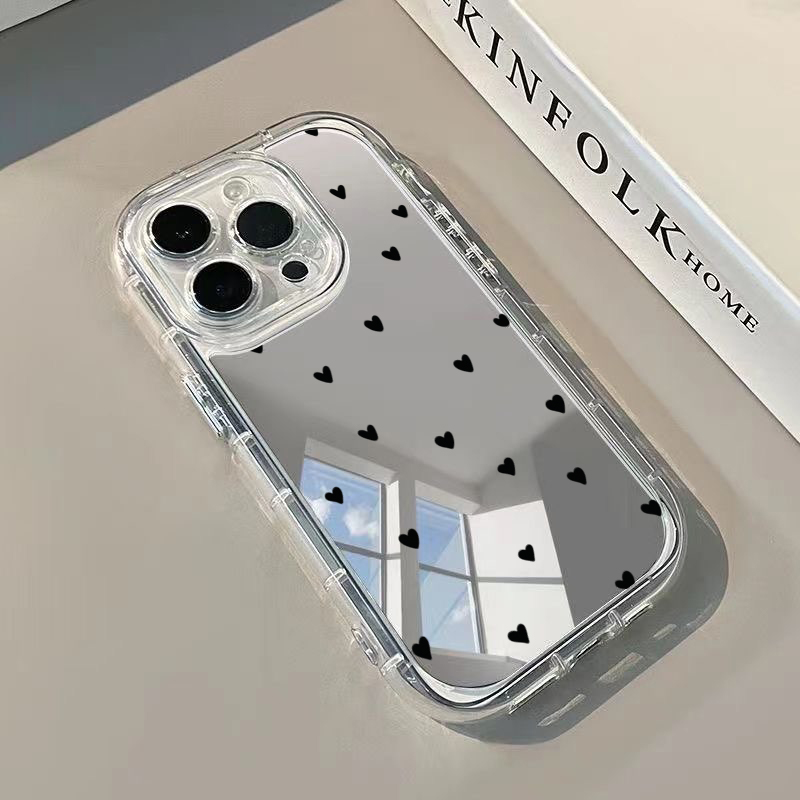 풀스크린 하트 패턴 폰 케이스 아이폰 17 16 15  - Phone Cases Expensive 리뷰 및 가격