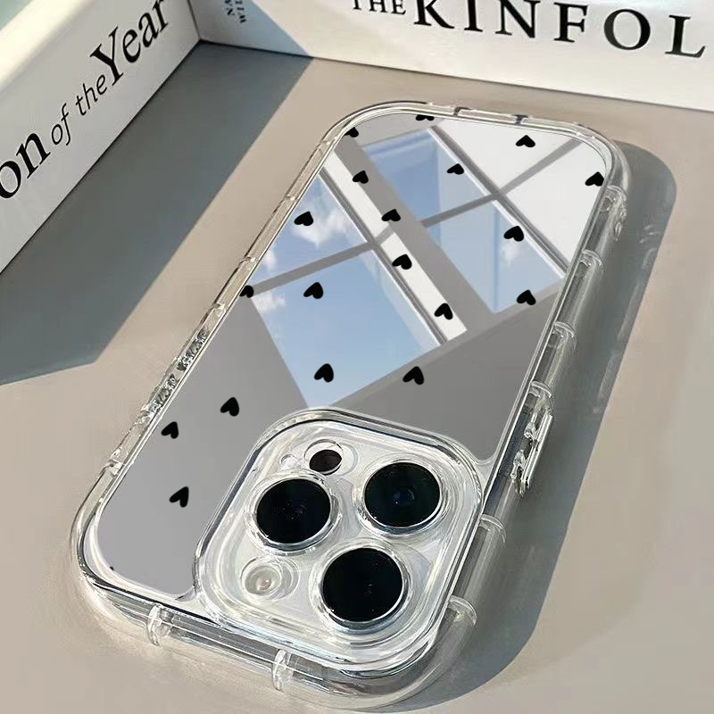 풀스크린 하트 패턴 폰 케이스 아이폰 17 16 15  - Phone Cases Expensive 리뷰 및 가격