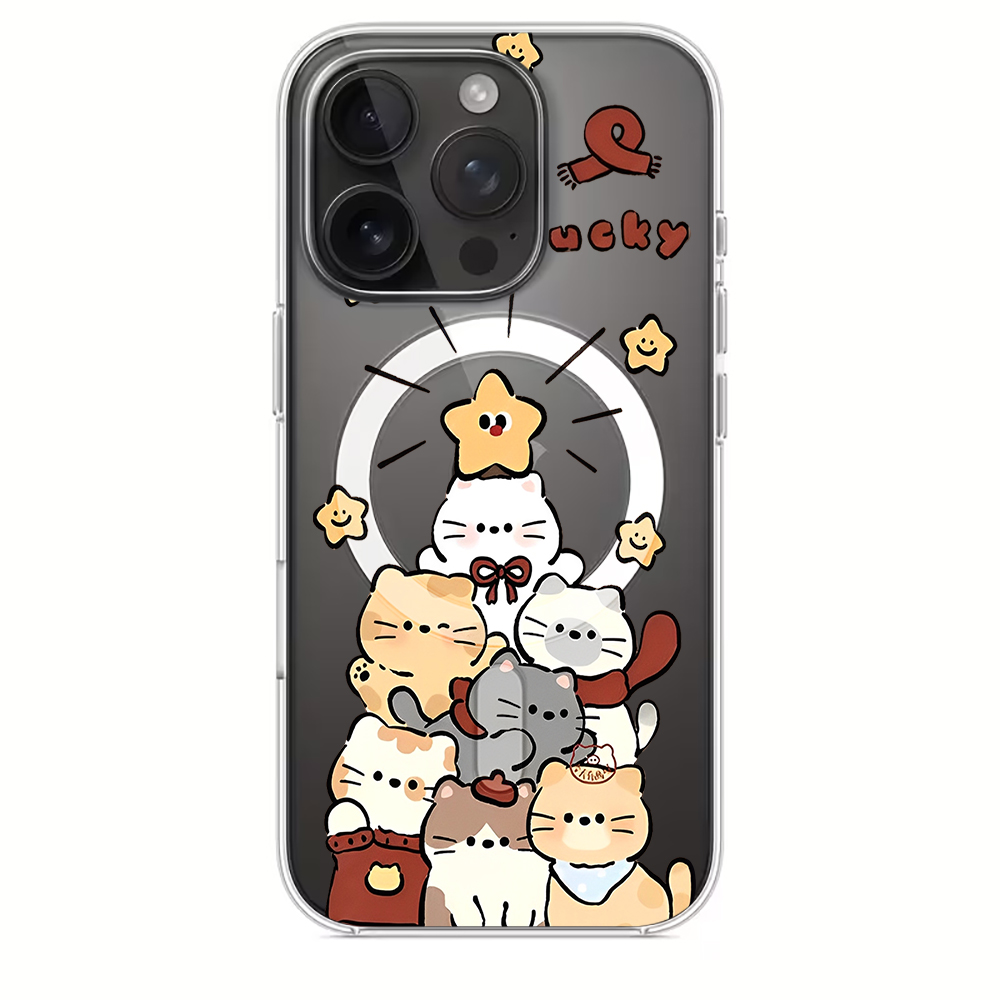 귀여운 만화 고양이 프린트 호환 폰 케이스 (아이폰 1 - Phone Cases Iphone 13 리뷰 및 가격