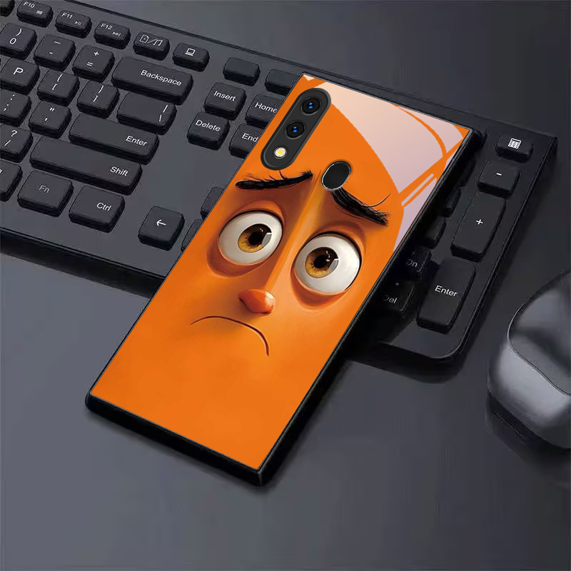 포티 오렌지 버디 블랙 글래스 폰 케이스 삼성 A20  - Phone Cases Orange 리뷰 및 가격