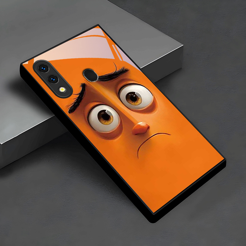 포티 오렌지 버디 블랙 글래스 폰 케이스 삼성 A20  - Phone Cases Orange 리뷰 및 가격