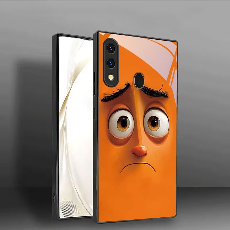 포티 오렌지 버디 블랙 글래스 폰 케이스 삼성 A20  - Phone Cases Orange 리뷰 및 가격